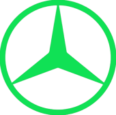 Mercedes Logo Green